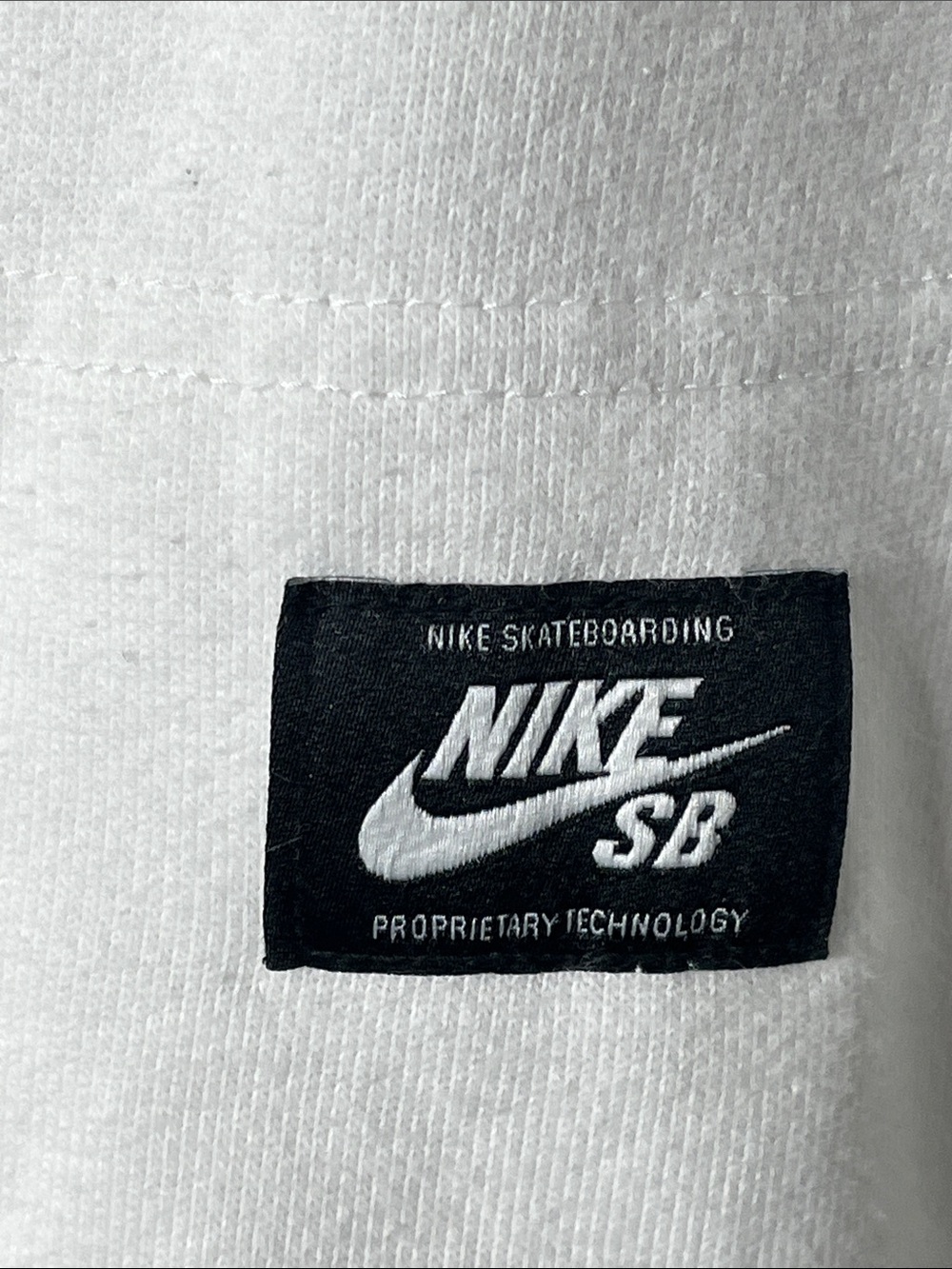 Nike SB Skateboarding White Crewneck Sweatshirt Embroidered Logo XL SKU 0103‎ - Picture 3 of 8